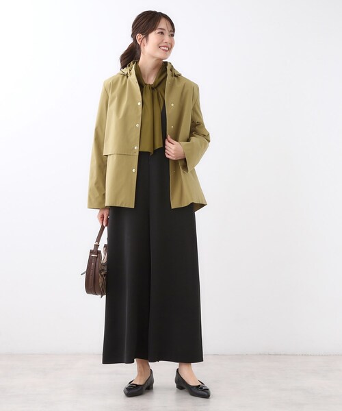 Reflect(リフレクト)の「【すっきり見え/フード取り外し可/通勤におすすめ◎】ライティアウター(ブルゾン・レディース・こしょう色系/ブラック/ライトベージュ・07/09/11/13/15 /17/05)」の22枚目の写真