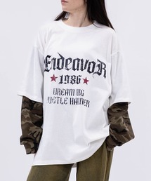 JOHN'S CLOSET（ジョンズクローゼット）の「【13】フェイクレイヤード カモフラージュ ロンT（Tシャツ/カットソー）」