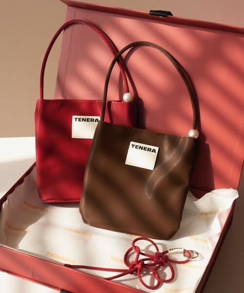 TENERA＞フェイクパール ミニバッグ＜ Select by EMMEL REFINES