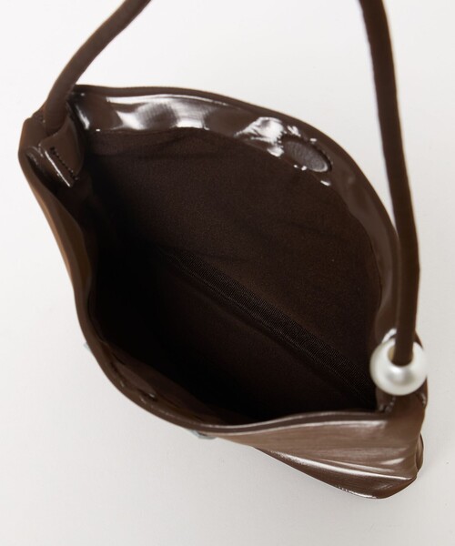 EMMEL REFINES（エメルリファインズ）の「＜TENERA＞フェイクパール ミニバッグ＜ Select by EMMEL REFINES ＞（トートバッグ・レディース・ダークブラウン/レッド・FREE）」の10枚目の写真