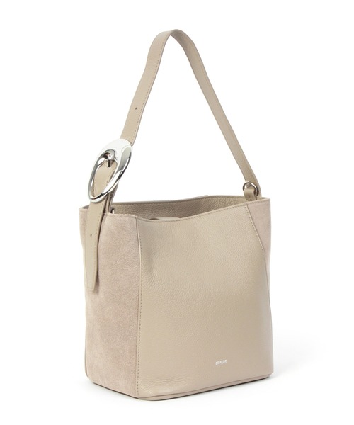 Beau're（ヴュレ）の「BEAURE スエードコンビ ショルダー Bag（ショルダーバッグ・レディース・アイボリー/ブラック/グレイッシュベージュ・FREE）」の17枚目の写真