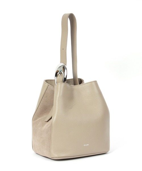Beau're（ヴュレ）の「BEAURE スエードコンビ ショルダー Bag（ショルダーバッグ・レディース・アイボリー/ブラック/グレイッシュベージュ・FREE）」の20枚目の写真