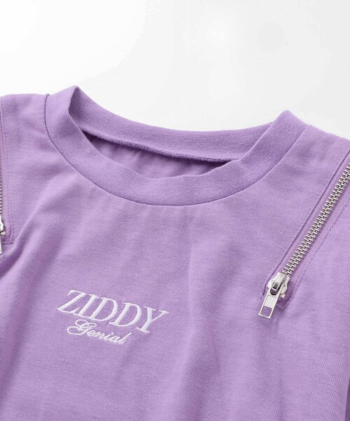 ZIDDY（ジディ）の「肩あきドロストトップス(130~160cm)（Tシャツ/カットソー・キッズ・ブラック/パープル・130cm/FREE/140cm/150cm）」の15枚目の写真