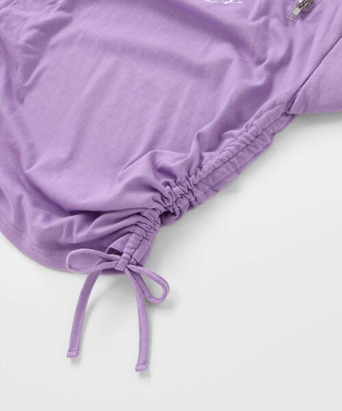 ZIDDY（ジディ）の「肩あきドロストトップス(130~160cm)（Tシャツ/カットソー・キッズ・ブラック/パープル・130cm/FREE/140cm/150cm）」の18枚目の写真