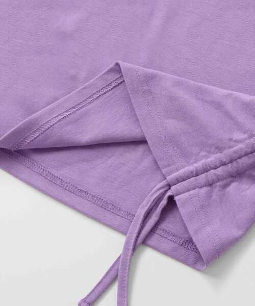 ZIDDY（ジディ）の「肩あきドロストトップス(130~160cm)（Tシャツ/カットソー・キッズ・ブラック/パープル・130cm/FREE/140cm/150cm）」の20枚目の写真