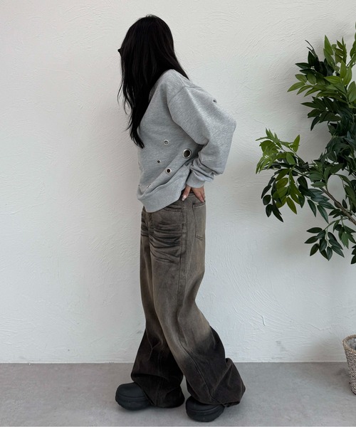 sedacle(セダクル)の「グラデーションデニム(デニムパンツ・レディース・グレー系その他・LARGE/MEDIUM)」の4枚目の写真