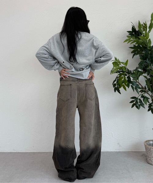 sedacle(セダクル)の「グラデーションデニム(デニムパンツ・レディース・グレー系その他・LARGE/MEDIUM)」の8枚目の写真