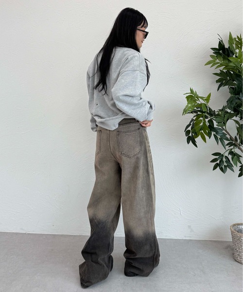 sedacle(セダクル)の「グラデーションデニム(デニムパンツ・レディース・グレー系その他・LARGE/MEDIUM)」の6枚目の写真