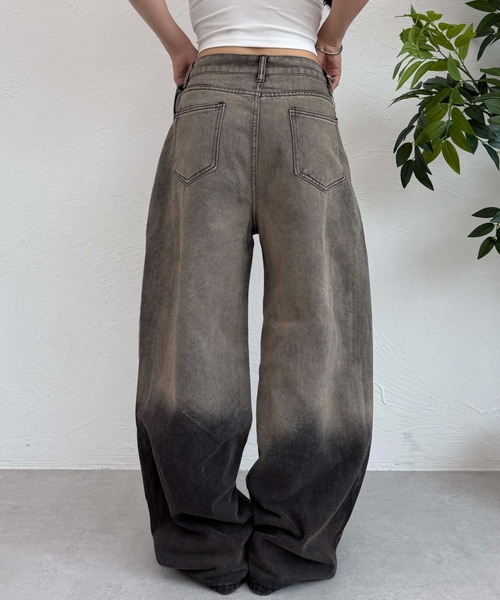 sedacle(セダクル)の「グラデーションデニム(デニムパンツ・レディース・グレー系その他・LARGE/MEDIUM)」の7枚目の写真