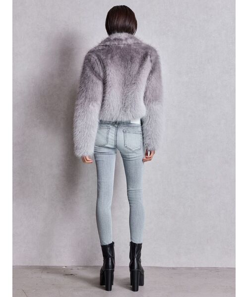 GYDA（ジェイダ）の「ハイウエスト GD bijou MOLDフロントZIPスキニーデニムパンツ（デニムパンツ・レディース・インディゴブルー/ライトブルー・MEDIUM/SMALL/X-SMALL）」の17枚目の写真