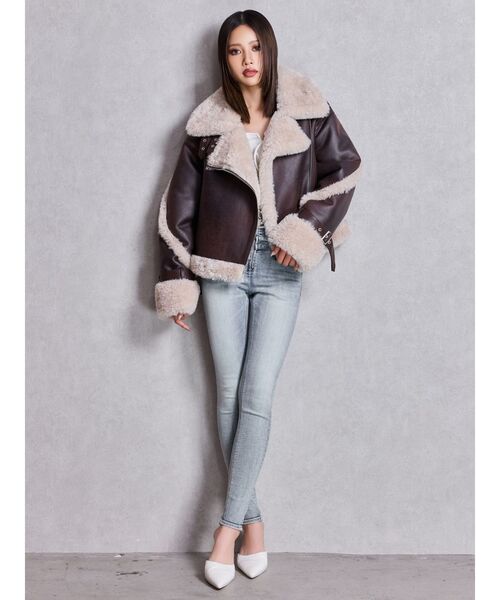 GYDA（ジェイダ）の「ハイウエスト GD bijou MOLDフロントZIPスキニーデニムパンツ（デニムパンツ・レディース・インディゴブルー/ライトブルー・MEDIUM/SMALL/X-SMALL）」の19枚目の写真