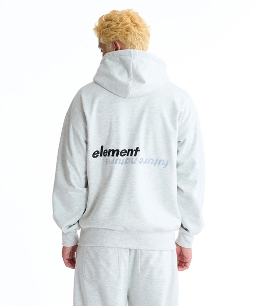 ELEMENT(エレメント)の「【直営店限定】ELEMENT メンズ DOUBLE FULL ZIP WR パーカー 【2025年秋冬モデル】/エレメント撥水防風加工バックプリントジップアップパーカー・フーディー(セットアップ対応)(パーカー・メンズ・ブラック/ホワイト系その他・MEDIUM/LARGE/X-LARGE)」の5枚目の写真