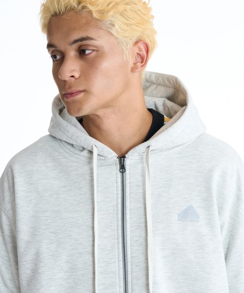 ELEMENT(エレメント)の「【直営店限定】ELEMENT メンズ DOUBLE FULL ZIP WR パーカー 【2025年秋冬モデル】/エレメント撥水防風加工バックプリントジップアップパーカー・フーディー(セットアップ対応)(パーカー・メンズ・ブラック/ホワイト系その他・MEDIUM/LARGE/X-LARGE)」の8枚目の写真