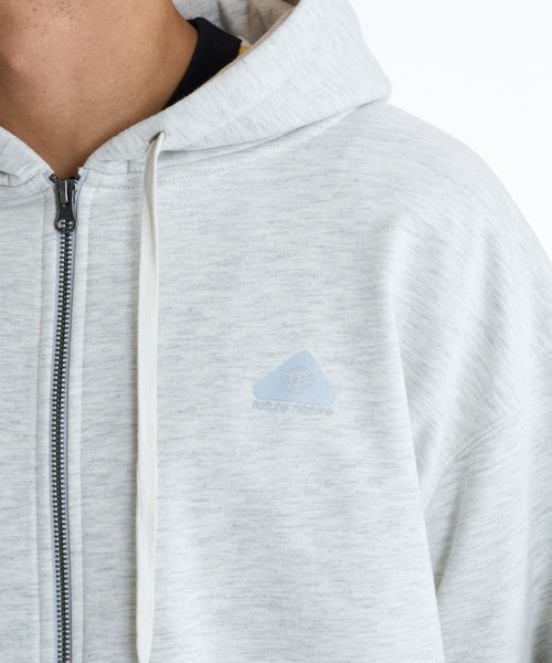 ELEMENT(エレメント)の「【直営店限定】ELEMENT メンズ DOUBLE FULL ZIP WR パーカー 【2025年秋冬モデル】/エレメント撥水防風加工バックプリントジップアップパーカー・フーディー(セットアップ対応)(パーカー・メンズ・ブラック/ホワイト系その他・MEDIUM/LARGE/X-LARGE)」の7枚目の写真