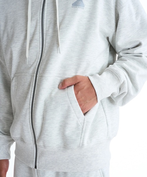 ELEMENT(エレメント)の「【直営店限定】ELEMENT メンズ DOUBLE FULL ZIP WR パーカー 【2025年秋冬モデル】/エレメント撥水防風加工バックプリントジップアップパーカー・フーディー(セットアップ対応)(パーカー・メンズ・ブラック/ホワイト系その他・MEDIUM/LARGE/X-LARGE)」の3枚目の写真