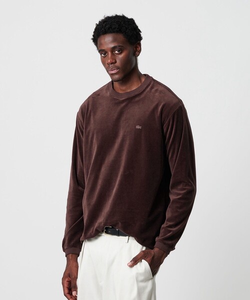 baserange ベロア　ロングスリーブT セール】FORK&SPOON ベロアロングスリーブTシャツ（Tシャツ