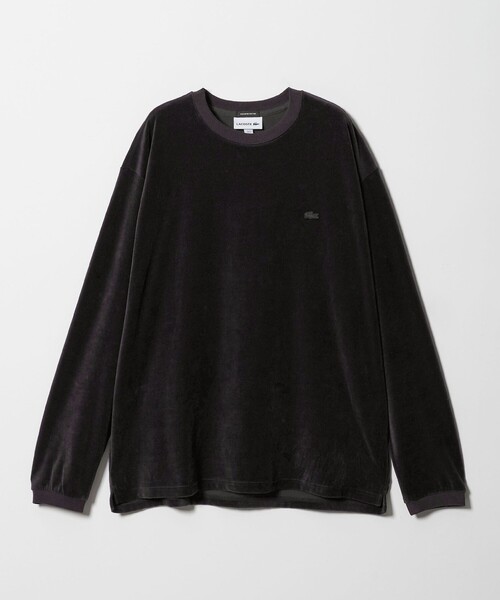 LACOSTE for BEAUTY&YOUTH＞ ベロア ロングスリーブ Tシャツ（Tシャツ