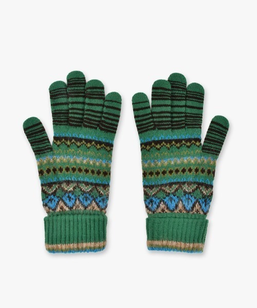 ANNA SUI(アナスイ)の「デザインニット手袋(手袋・レディース・ブラック/バイオレット/グリーン/ベージュ・FREE)」の7枚目の写真