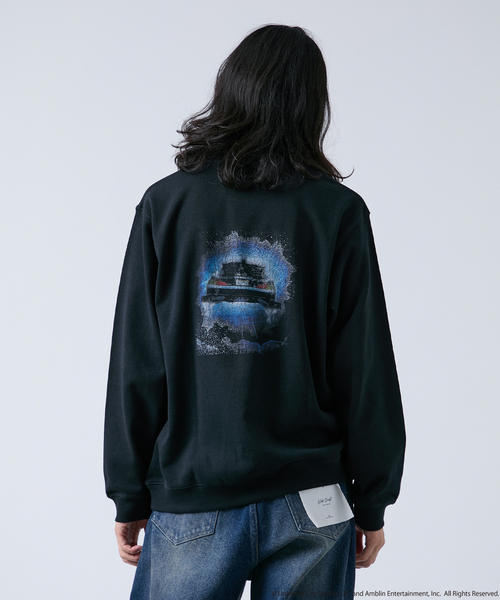 B.C STOCK（ベーセーストック）の「CALIFORNIA RANCH HOUSE/40th バック・ト・ゥザ・フューチャー別注スウェット（スウェット・メンズ・ブラックミックス/ブラック/ブラック系その他・LARGE/MEDIUM）」の7枚目の写真