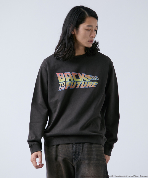 B.C STOCK（ベーセーストック）の「CALIFORNIA RANCH HOUSE/40th バック・ト・ゥザ・フューチャー別注スウェット（スウェット・メンズ・ブラックミックス/ブラック/ブラック系その他・LARGE/MEDIUM）」の9枚目の写真