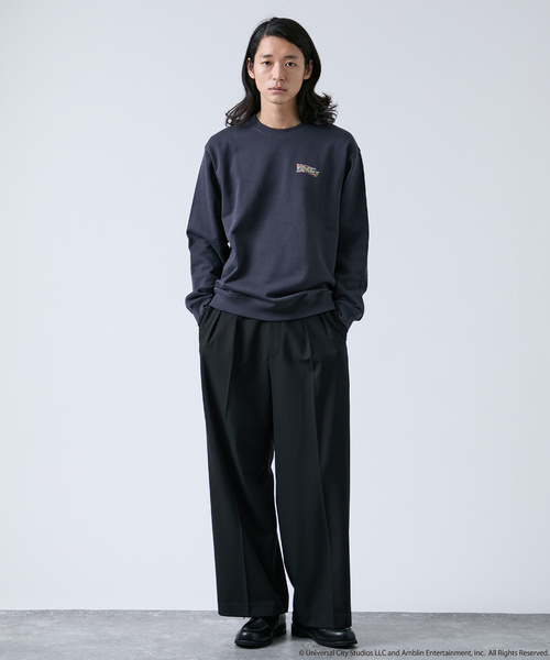 B.C STOCK（ベーセーストック）の「CALIFORNIA RANCH HOUSE/40th バック・ト・ゥザ・フューチャー別注スウェット（スウェット・メンズ・ブラックミックス/ブラック/ブラック系その他・LARGE/MEDIUM）」の12枚目の写真