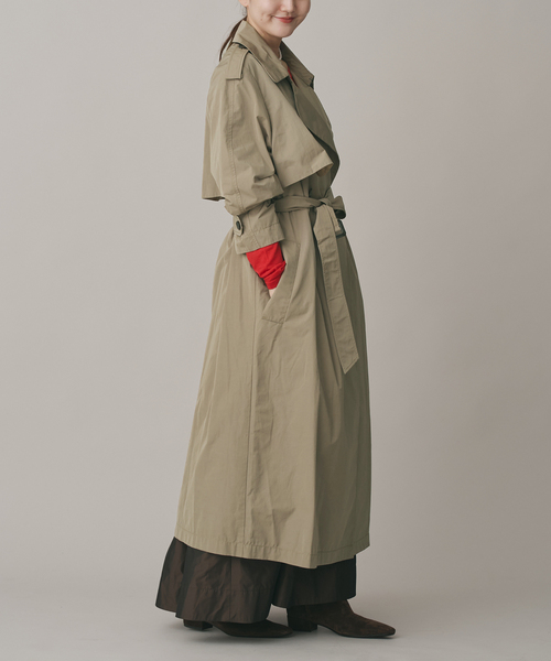 IENA（イエナ）の「Olmetex 撥水トレンチコート（トレンチコート・レディース・ベージュ・36/38）」の3枚目の写真