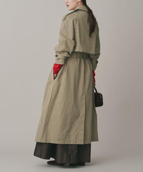 IENA（イエナ）の「Olmetex 撥水トレンチコート（トレンチコート・レディース・ベージュ・36/38）」の4枚目の写真