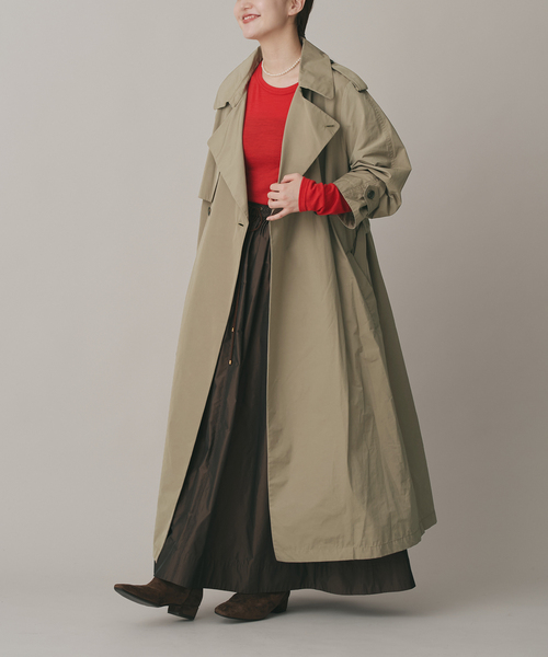 IENA（イエナ）の「Olmetex 撥水トレンチコート（トレンチコート・レディース・ベージュ・36/38）」の6枚目の写真
