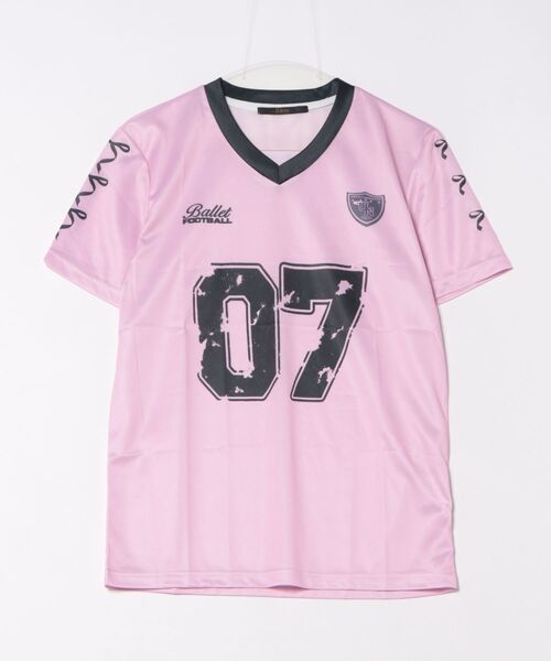 Ritzy(リッツィー)の「Y2K 運動型 オーバーサイズ リボンプリント トップス(Tシャツ/カットソー・レディース・レッド/ブラック/ピンク・M/L)」の14枚目の写真