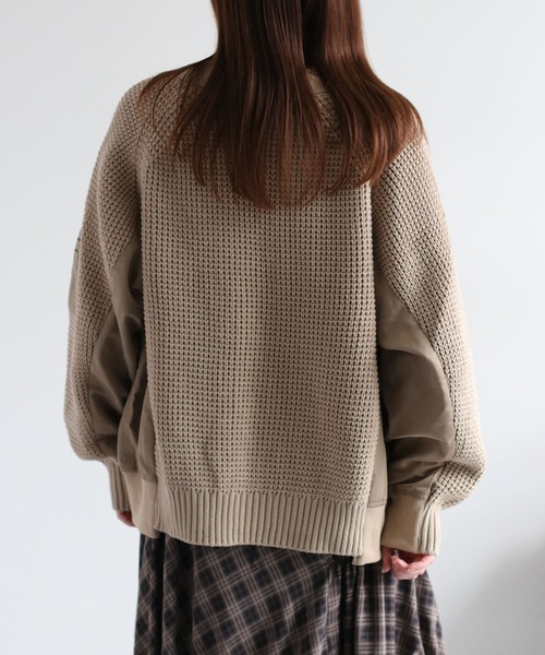 cepo(セポ)の「ミリタリー切り替えブルゾン(ブルゾン・レディース・カーキ/ブラック/ベージュ・M)」の19枚目の写真
