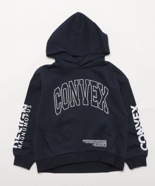 CONVEX(コンベックス)の「刺繍ロゴ/ パーカー(パーカー・キッズ・ネイビー/ブラック・130cm/140cm/150cm/160cm)」の6枚目の写真