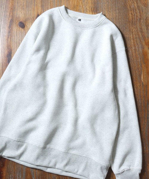 SITRY(シトリー)の「Heavy Weight Sweat Shirt/ヘビーウェイト オーバーサイズ 裏起毛 トレーナー スウェット レディース メンズ セットアップ対応(スウェット・メンズ・バーガンディー/チャコール/オートミール/ブラック/グレー・LL/M/L)」の4枚目の写真