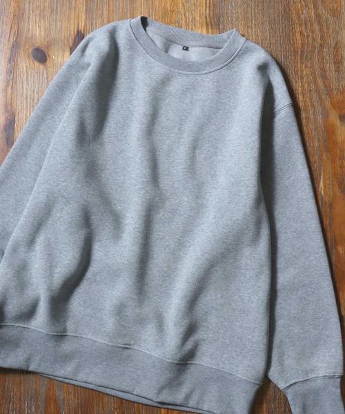 SITRY(シトリー)の「Heavy Weight Sweat Shirt/ヘビーウェイト オーバーサイズ 裏起毛 トレーナー スウェット レディース メンズ セットアップ対応(スウェット・メンズ・バーガンディー/チャコール/オートミール/ブラック/グレー・LL/M/L)」の2枚目の写真