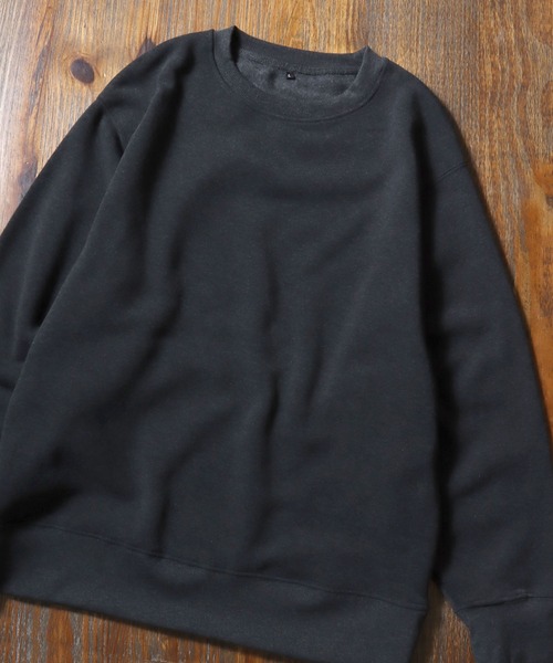 SITRY(シトリー)の「Heavy Weight Sweat Shirt/ヘビーウェイト オーバーサイズ 裏起毛 トレーナー スウェット レディース メンズ セットアップ対応(スウェット・メンズ・バーガンディー/チャコール/オートミール/ブラック/グレー・LL/M/L)」の3枚目の写真