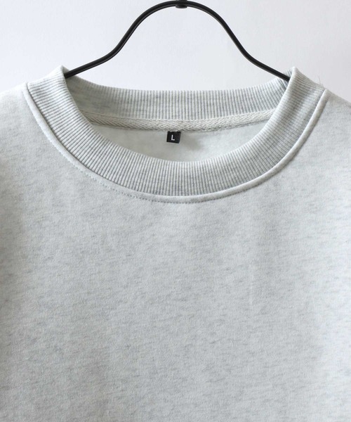 SITRY(シトリー)の「Heavy Weight Sweat Shirt/ヘビーウェイト オーバーサイズ 裏起毛 トレーナー スウェット レディース メンズ セットアップ対応(スウェット・メンズ・バーガンディー/チャコール/オートミール/ブラック/グレー・LL/M/L)」の17枚目の写真