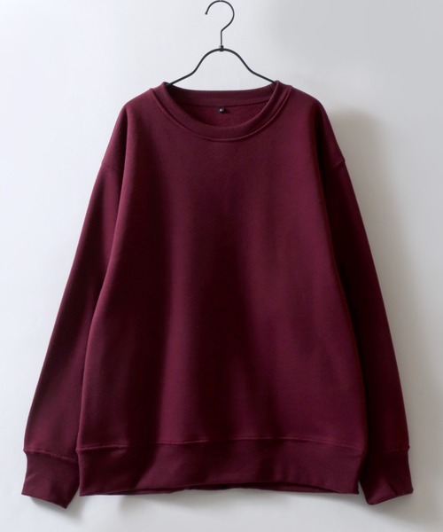 SITRY(シトリー)の「Heavy Weight Sweat Shirt/ヘビーウェイト オーバーサイズ 裏起毛 トレーナー スウェット レディース メンズ セットアップ対応(スウェット・メンズ・バーガンディー/チャコール/オートミール/ブラック/グレー・LL/M/L)」の15枚目の写真