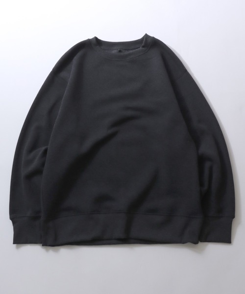 SITRY(シトリー)の「Heavy Weight Sweat Shirt/ヘビーウェイト オーバーサイズ 裏起毛 トレーナー スウェット レディース メンズ セットアップ対応(スウェット・メンズ・バーガンディー/チャコール/オートミール/ブラック/グレー・LL/M/L)」の8枚目の写真
