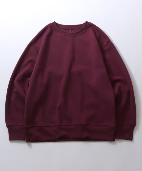SITRY(シトリー)の「Heavy Weight Sweat Shirt/ヘビーウェイト オーバーサイズ 裏起毛 トレーナー スウェット レディース メンズ セットアップ対応(スウェット・メンズ・バーガンディー/チャコール/オートミール/ブラック/グレー・LL/M/L)」の10枚目の写真