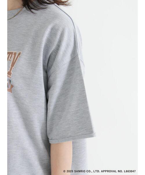 Te chichi TERRASSE（テチチテラス）の「【HELLO KITTY】ミニ裏毛プリント5分袖トップス（その他トップス・レディース・グレー/ネイビー/オフホワイト・F）」の13枚目の写真