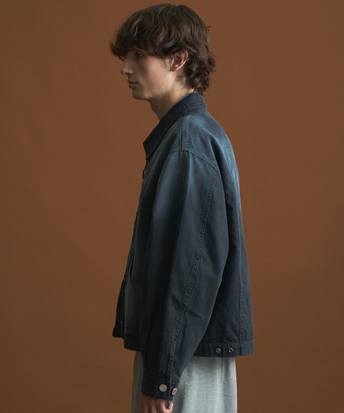 PUBLIC TOKYO(パブリックトウキョウ)の「【再入荷なし】PUBLIC DENIM BLEACH BLOUSON/ヴィンテージライクデニムジップブルゾン(ブルゾン・メンズ・その他2/ブラック系その他・1/2)」の12枚目の写真