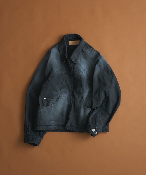 PUBLIC TOKYO(パブリックトウキョウ)の「【再入荷なし】PUBLIC DENIM BLEACH BLOUSON/ヴィンテージライクデニムジップブルゾン(ブルゾン・メンズ・その他2/ブラック系その他・1/2)」の17枚目の写真