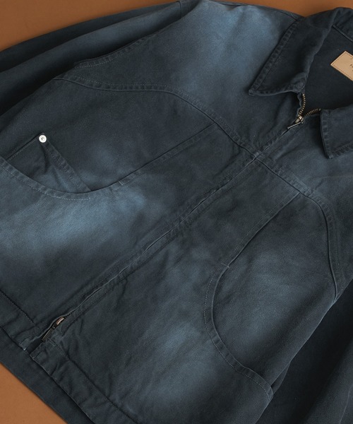 PUBLIC TOKYO(パブリックトウキョウ)の「【再入荷なし】PUBLIC DENIM BLEACH BLOUSON/ヴィンテージライクデニムジップブルゾン(ブルゾン・メンズ・その他2/ブラック系その他・1/2)」の20枚目の写真