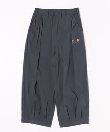 OUR チャコールグレー コクーンパンツ コットン OURHOME チャコールグレー コクーンパンツ コットン混紡