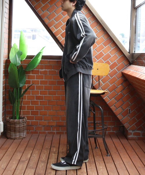 8(eight)(エイト)の「刺繍入りカットデニムトラッカー(ジャージ・メンズ・ブラック/ネイビー・MEDIUM/LARGE)」の12枚目の写真