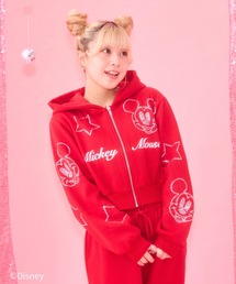 4043　モンスタードロップス　レディース　パーカー　赤　1 4043 モンスタードロップス レディース パーカー 赤 1 【公式通販】