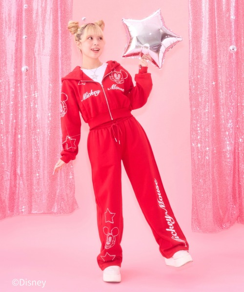 Disney(ディズニー)の「ミッキーマウス / セットアップパーカー(パーカー・レディース・ブラック/ピンク/レッド・SMALL/MEDIUM/LARGE)」の11枚目の写真