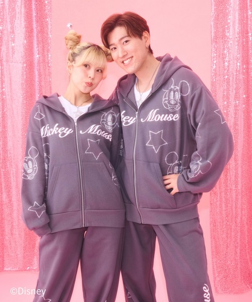 Disney(ディズニー)の「ミッキーマウス / セットアップパーカー(パーカー・レディース・ブラック/ピンク/レッド・SMALL/MEDIUM/LARGE)」の6枚目の写真