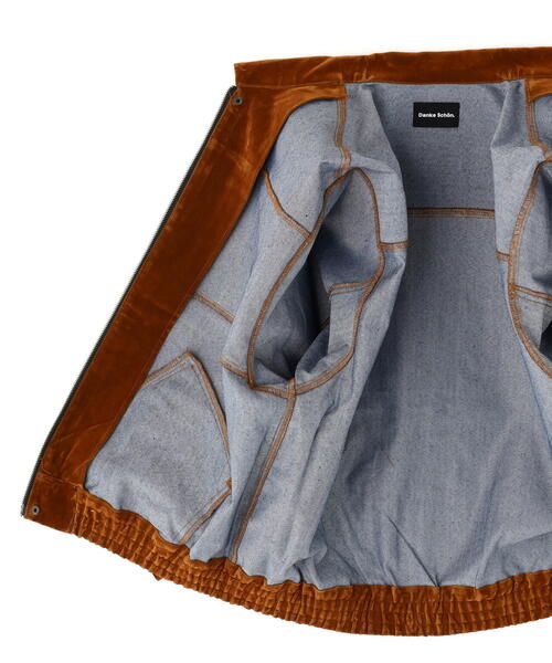 DANKE SCHON（ダンケシェーン）の「【WEB&DEPOT限定】DankeSchon/ダンケシェーン/FLOCKY DENIM JACKET（デニムジャケット・メンズ・ブラック系その他/ブラウン/ブラック・M/L）」の10枚目の写真