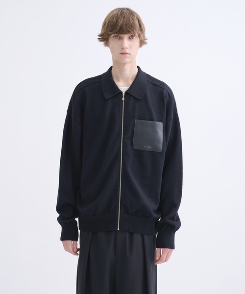 CULLNI】別注 Zip Knit Blouson/別注 ジップニットブルゾン（ニット