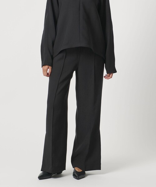 UNITED ARROWS & SONS by DAISUKE OBANA（ユナイテッドアローズアンドサンズバイダイスケオバナ）の「＜D.O UNITED ARROWS BY DAISUKE OBANA for WOMEN＞+10 SLIT CR WIDE PANTS/スリットパンツ（その他パンツ・レディース・ブラック/オリーブ・M/S）」の3枚目の写真